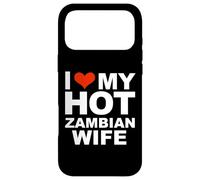 Custodia per iPhone 17 Pro Max Amo il mio caldo Zambia Moglie Marito Matrimonio Zambia