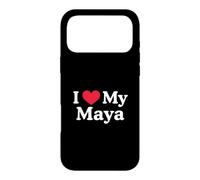 Custodia per iPhone 17 Pro Max Amo il mio cuore Maya Maya Love Maya