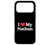 Custodia per iPhone 17 Pro Max Amo il mio cuore Nathan Nathan Love Nathan