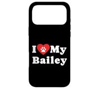 Custodia per iPhone 17 Pro Max Amo il mio proprietario di cani Bailey Amante dei cani