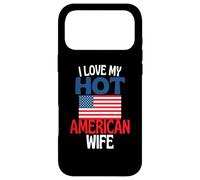 Custodia per iPhone 17 Pro Max Amo la mia calda moglie americana divertente relazione americana