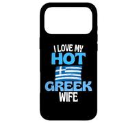 Custodia per iPhone 17 Pro Max Amo la mia calda moglie greca divertente relazione in Grecia