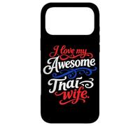 Custodia per iPhone 17 Pro Max Amo la mia impressionante moglie thai citazione