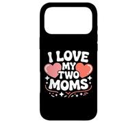 Custodia per iPhone 17 Pro Max Amo le mie due mamme Heart Pride Love