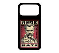 Custodia per iPhone 17 Pro Max Amor Fati Nietzsche Funny Philosophy Propaganda Destino Citazione