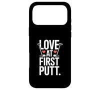 Custodia per iPhone 17 Pro Max Amore al primo Putt Golf Romance
