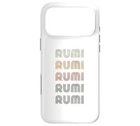 Custodia per iPhone 17 Pro Max Amore Cuore Rumi Tee Grunge Stile Vintage Nero Rumi