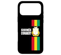 Custodia per iPhone 17 Pro Max Amore Guinea Guinée Conakry Con Emblema Guinéen