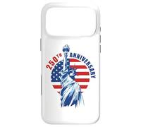 Custodia per iPhone 17 Pro Max An Amazing 250 Years 1776-2026 Birthday American (White)