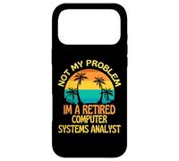 Custodia per iPhone 17 Pro Max Analista di sistemi informatici in pensione non è il mio problema più