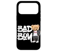 Custodia per iPhone 17 Pro Max Angry Bad Boy Style, Cool Teddy Bear Bad Boy Graphic Design