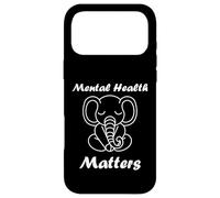 Custodia per iPhone 17 Pro Max Animal Brain Illness quote elephant Mental health matters