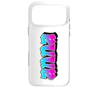 Custodia per iPhone 17 Pro Max Anna Graffiti Nome Personalizzato Blu Rosa Donne Ragazze