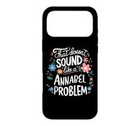 Custodia per iPhone 17 Pro Max Annabel Personalized Cute Flower Girls Annabel Name