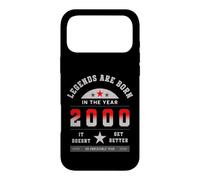 Custodia per iPhone 17 Pro Max Anno 2000 Compleanno Leggende Vintage Retro Idea Regalo