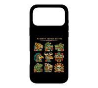 Custodia per iPhone 17 Pro Max Antichi glifi della giungla simboli animali mesoamericani