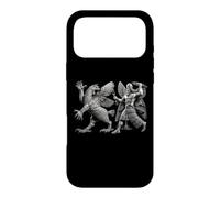 Custodia per iPhone 17 Pro Max Antico dio sumero mesopotamico Ninurta contro Anzu Monster
