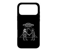 Custodia per iPhone 17 Pro Max Antico Egitto Incontro Alieno UFO Piramide Teoria Cospirazione