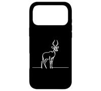 Custodia per iPhone 17 Pro Max Antilope Bongo Linework Zoologo