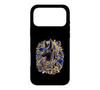 Custodia per iPhone 17 Pro Max Anubi Divinità Egiziana Celeste Geroglifico Icona Sacra