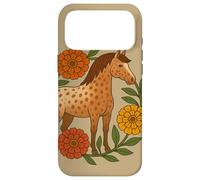 Custodia per iPhone 17 Pro Max Appaloosa Cavallo Illustrazione Zinnie Cavallo arte Appy