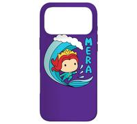 Custodia per iPhone 17 Pro Max Aquaman Movie Chibi Mera and Mermaid Wave