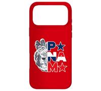 Custodia per iPhone 17 Pro Max Aquile arpie con lettere grassetto Panama panamense