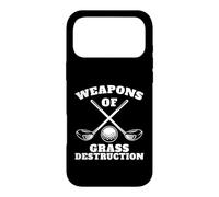 Custodia per iPhone 17 Pro Max Armi Di Erba Distruzione Divertente Golf