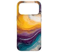 Custodia per iPhone 17 Pro Max Arte astratta retrò Onde moderne geometriche