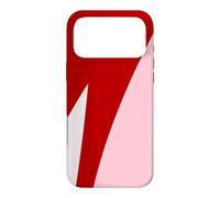 Custodia per iPhone 17 Pro Max Arte astratta rosso nero bianco forme grafiche