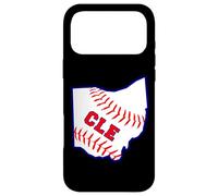 Custodia per iPhone 17 Pro Max Arte da baseball del centro di Cleveland, Ohio, CLE Love The Land, regali