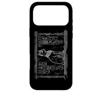 Custodia per iPhone 17 Pro Max Arte da parete geroglifica della dea del gatto Bastet