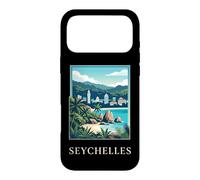 Custodia per iPhone 17 Pro Max Arte di viaggio sulla spiaggia delle isole tropicali delle Seychelles