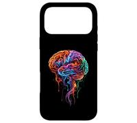 Custodia per iPhone 17 Pro Max Arte fluida astratta di anatomia del cervello colorato