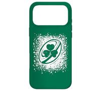 Custodia per iPhone 17 Pro Max Arte Pallone e Trifoglio Irlanda per Tifosi Rugby Irlandese