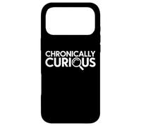 Custodia per iPhone 17 Pro Max Arte tipografica cronicamente curiosa