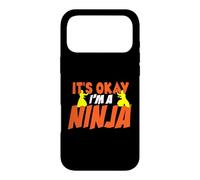Custodia per iPhone 17 Pro Max Artista marziale Umorismo It's Okay I'm A Ninja Posing Silhouette
