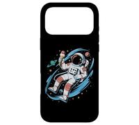 Custodia per iPhone 17 Pro Max Astronauta Spazio Design Spaziale Con Pianeti E Galassia