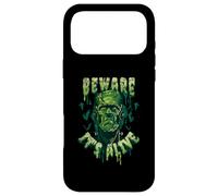 Custodia per iPhone 17 Pro Max Attenzione È Alive Frankenstein's Monster Halloween