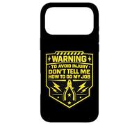 Custodia per iPhone 17 Pro Max Attenzione Non dirmi come fare il mio lavoro Elettricista