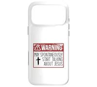 Custodia per iPhone 17 Pro Max ATTENZIONE! POTREBBE INIZIARE SPONTANEAMENTE A PARLARE DI GESÙ! Meme