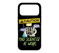 Custodia per iPhone 17 Pro Max ATTENZIONE Scienziato pazzo al lavoro - Funny Science Scientist's
