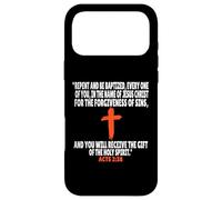 Custodia per iPhone 17 Pro Max Atti 2:38 Versetti della Bibbia Scrittura