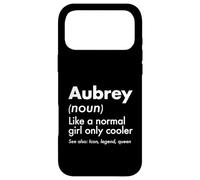 Custodia per iPhone 17 Pro Max Aubrey come una ragazza normale solo regina più fresca Nome