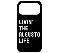 Custodia per iPhone 17 Pro Max Augusto che vive la vita di Augusto Nome Divertente