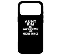 Custodia per iPhone 17 Pro Max Aunt KIM Is Awesome And Knows Things Shirt KIM