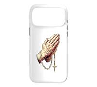 Custodia per iPhone 17 Pro Max Ave Maria Beata Madre Rosario Preghiera