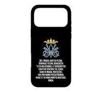 Custodia per iPhone 17 Pro Max Ave Maria Preghiera Messa Latina Ave Maria Piena Di Grazia