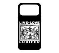 Custodia per iPhone 17 Pro Max Ave Satana Live Love Lucifer With Dancing Demons Original