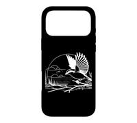 Custodia per iPhone 17 Pro Max Averla arte lineare Ornitologo